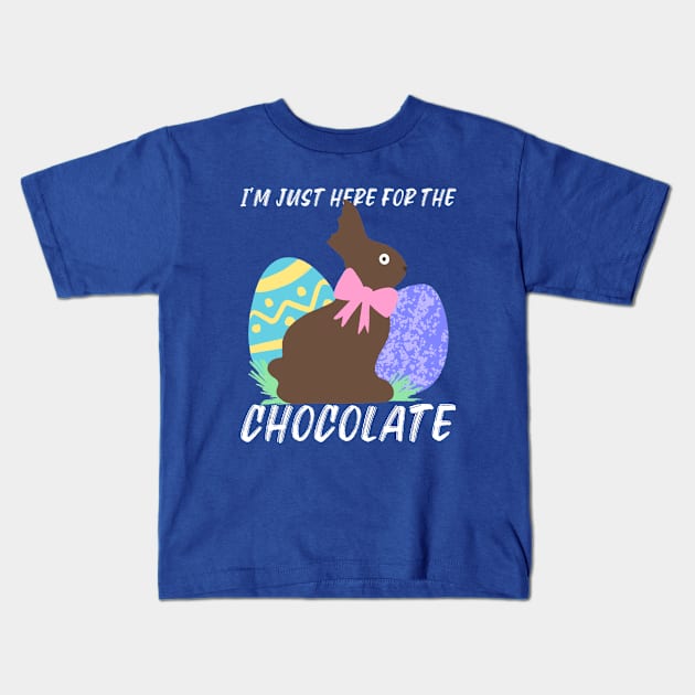 Chocolate Easter Bunny Kids T-Shirt by Tip Top Tee's